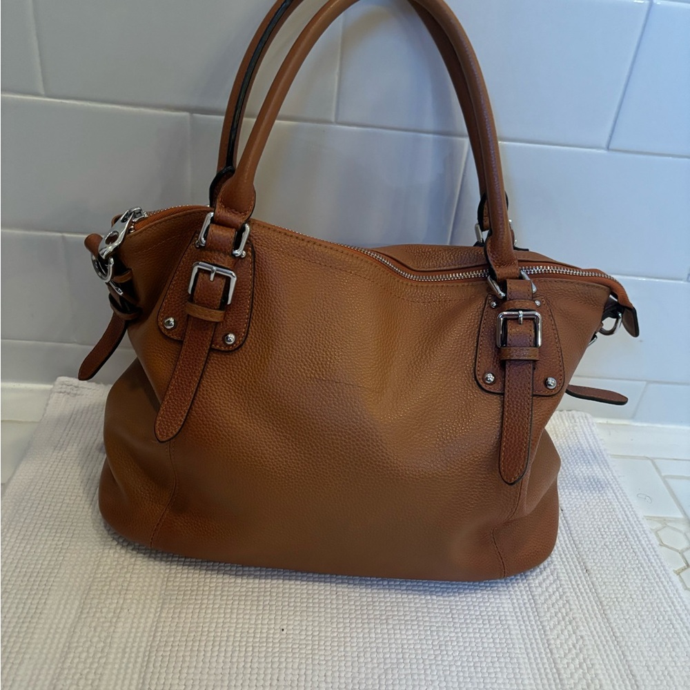 HESHE leather purse